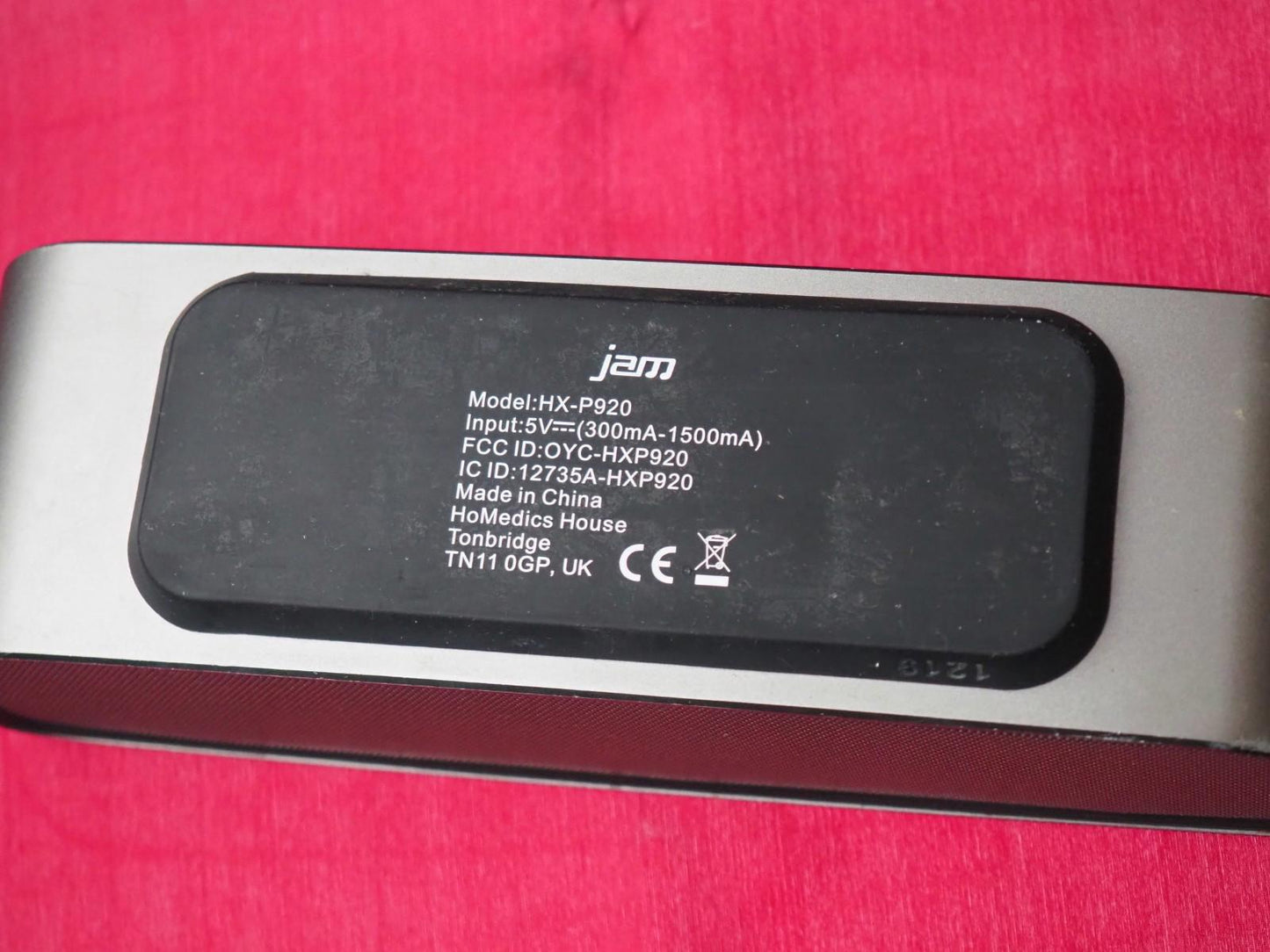 JAM HX-P920 Portable Bluetooth Speaker & NOT Working