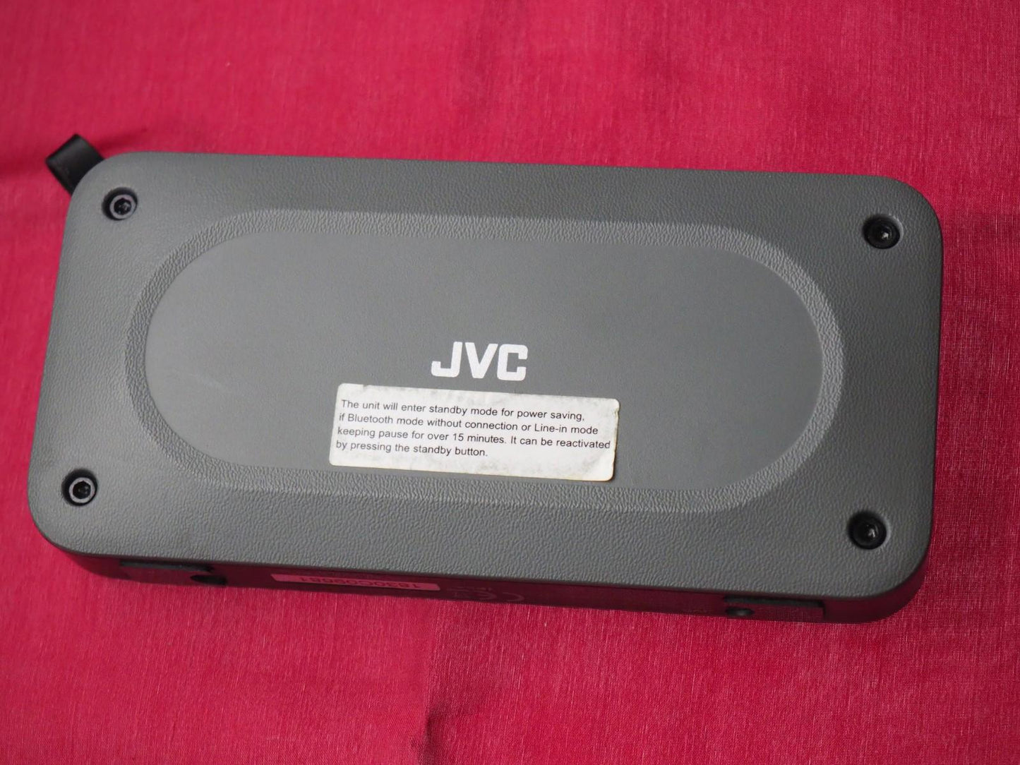 JVC + NFC Portable Bluetooth Speaker & Working