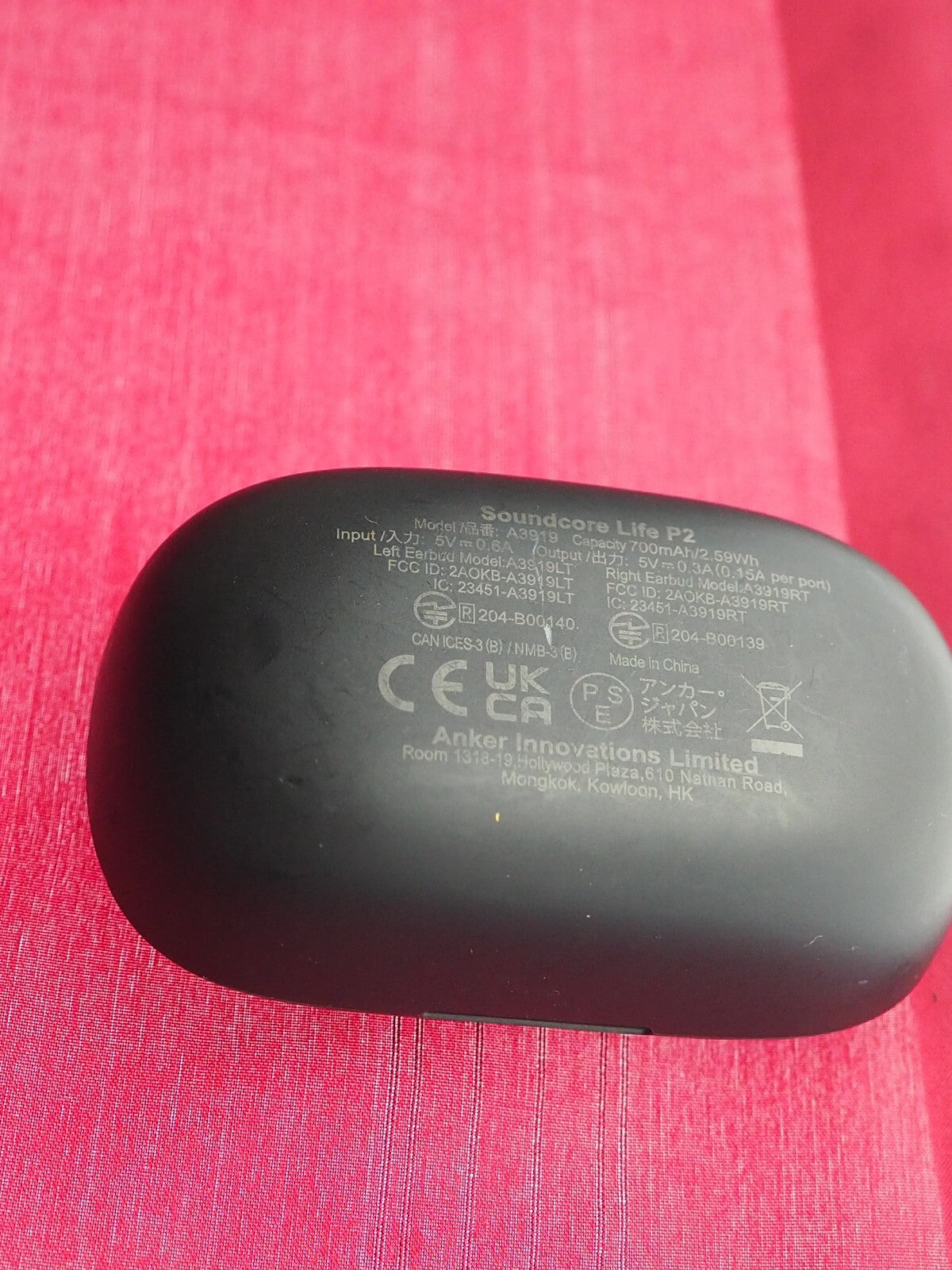Soundcore Life P2 Case Only & Working