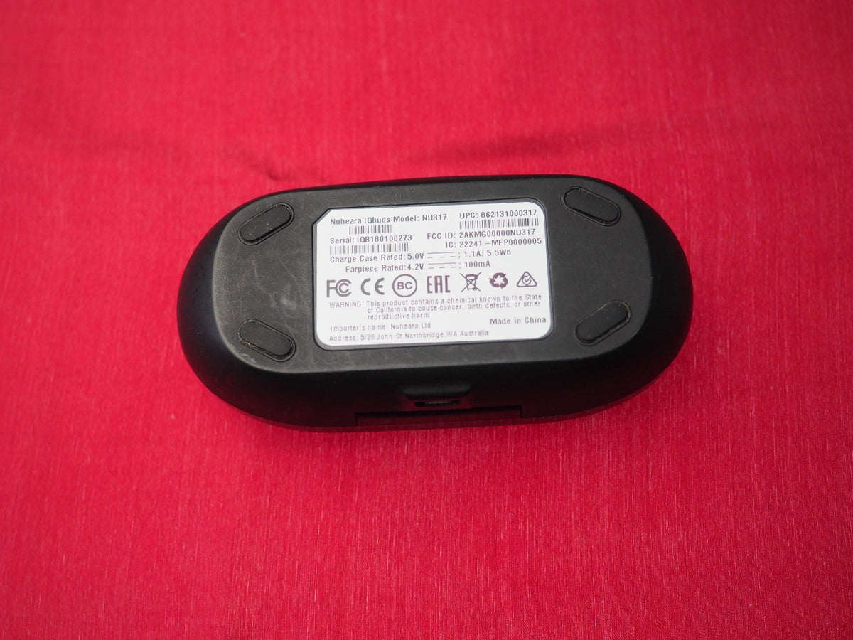 Nuheara IQ Buds NU317 Case Only & Working