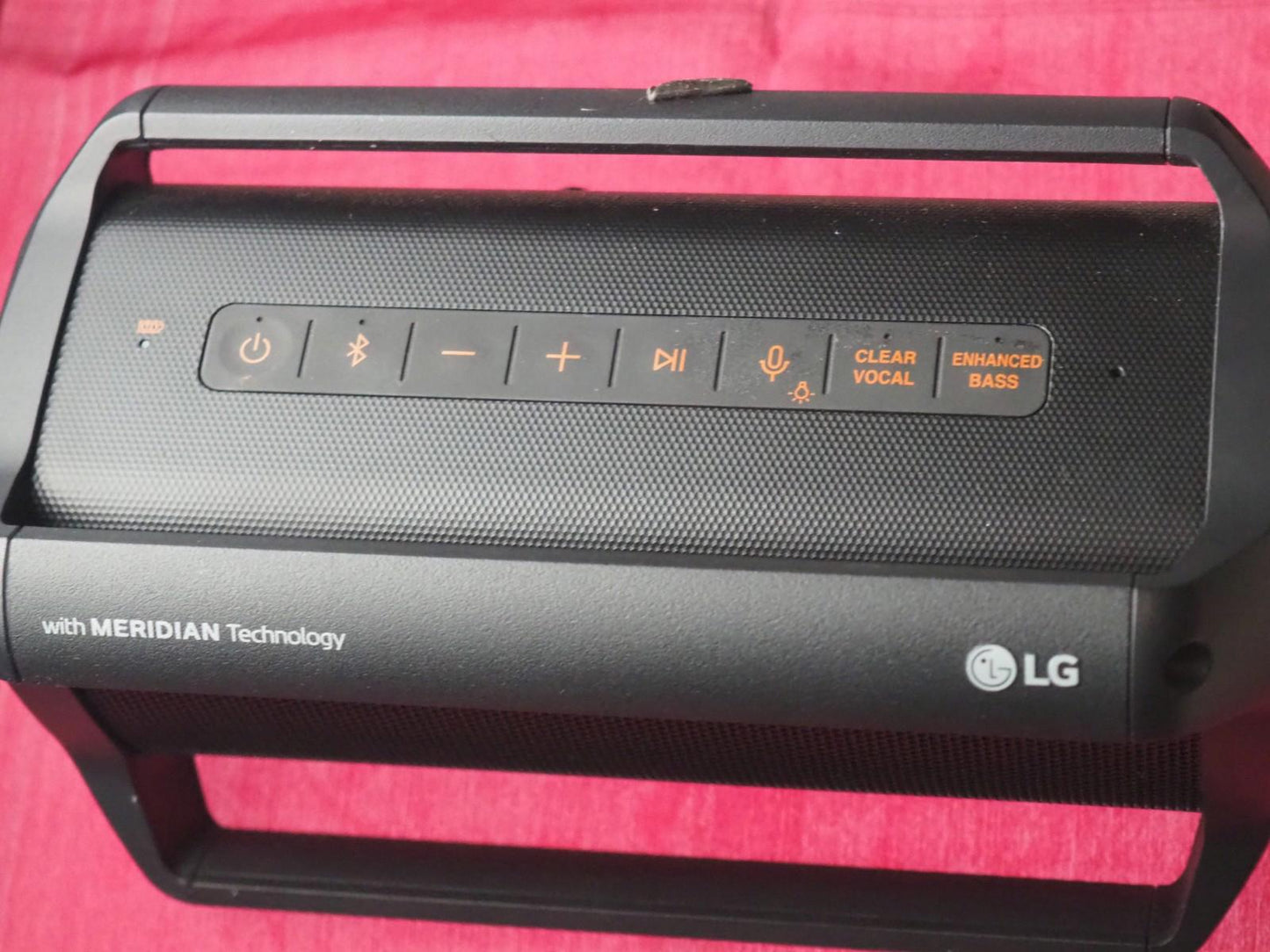 LG PK5 Xboom Portable Bluetooth Speaker & Working