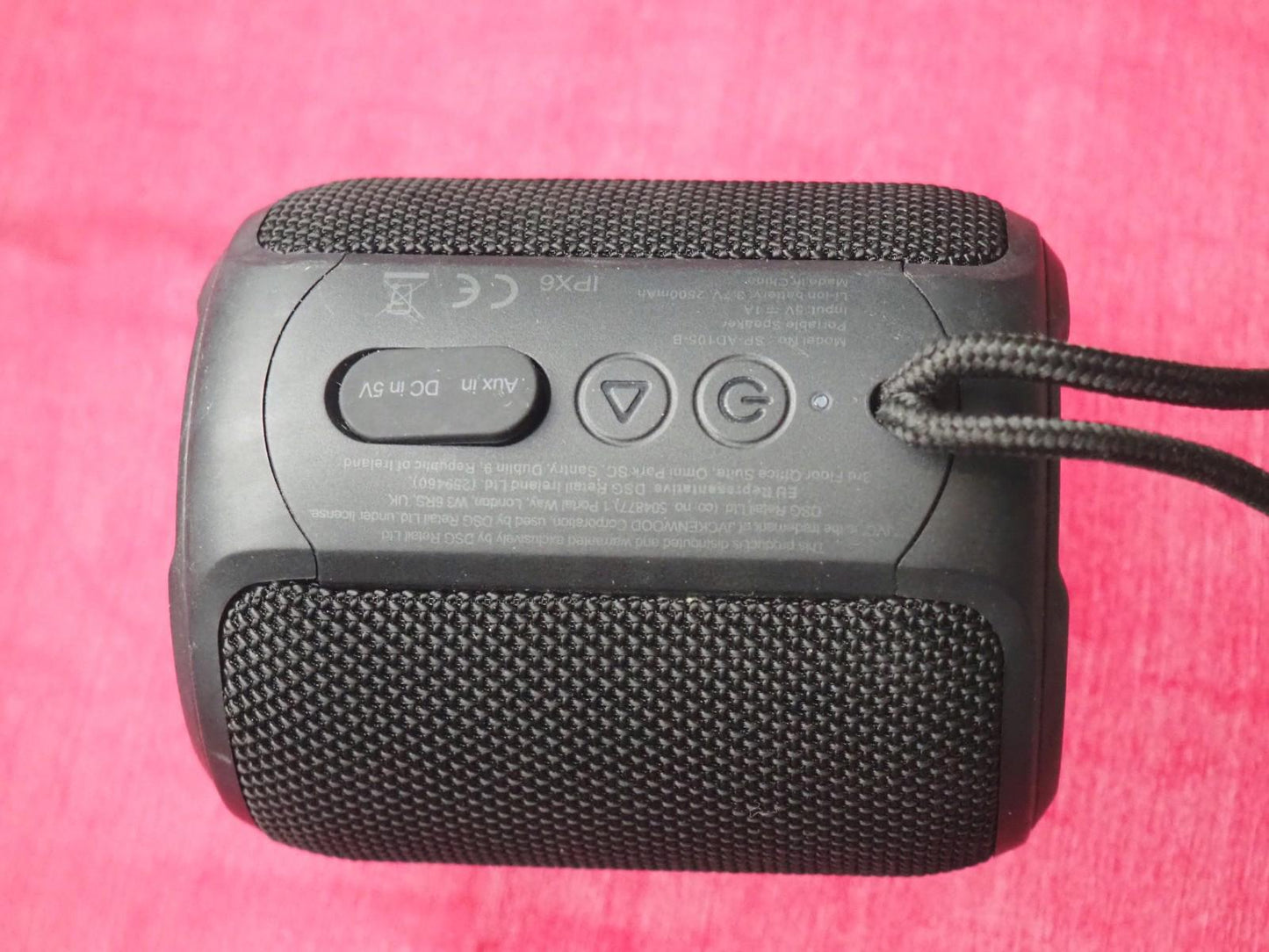 JVC SPAD-105 Portable Bluetooth Speaker & NOT Working