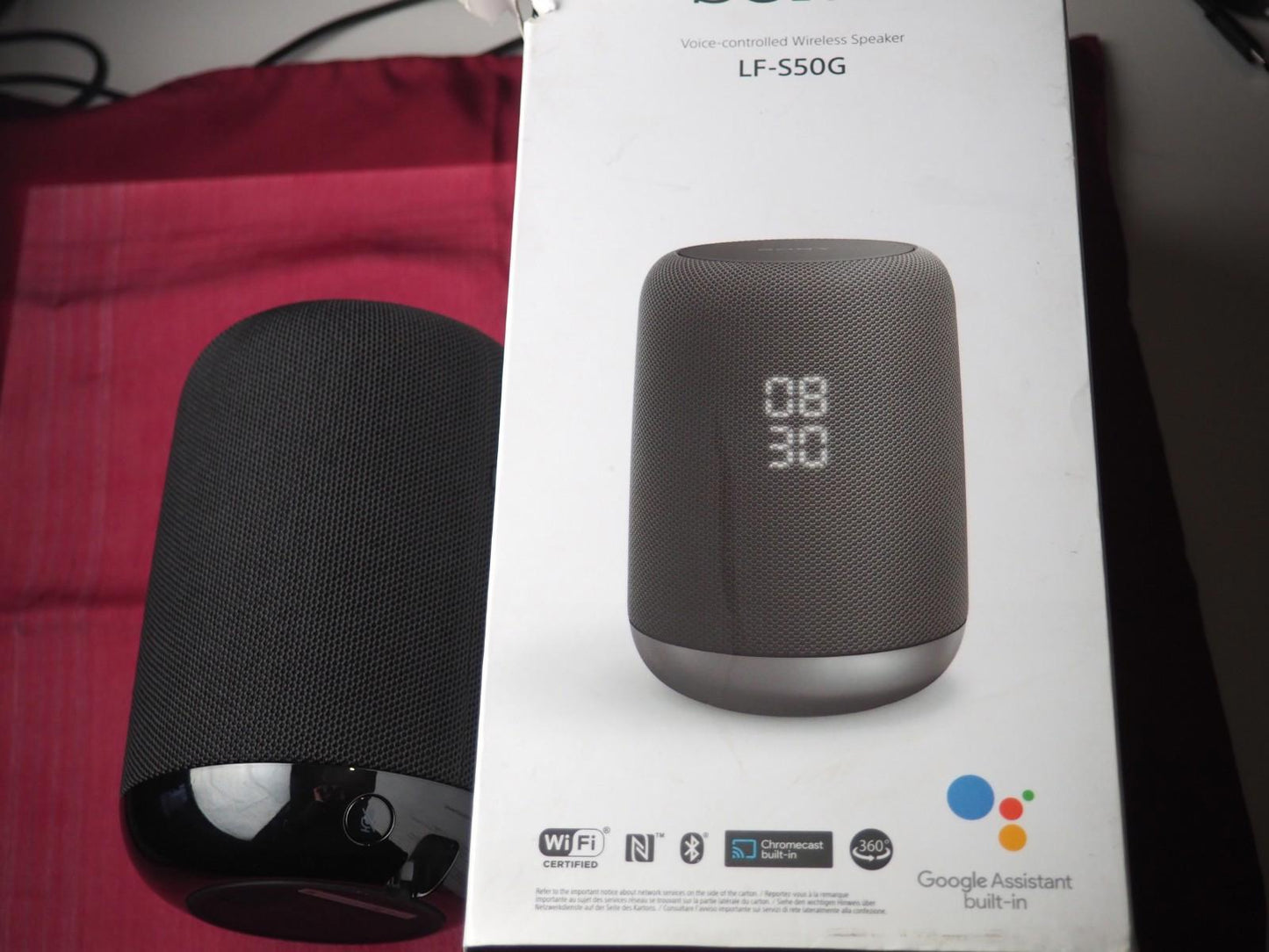 Sony LF-550G Portable Bluetooth Speaker & Working (comes with charger)