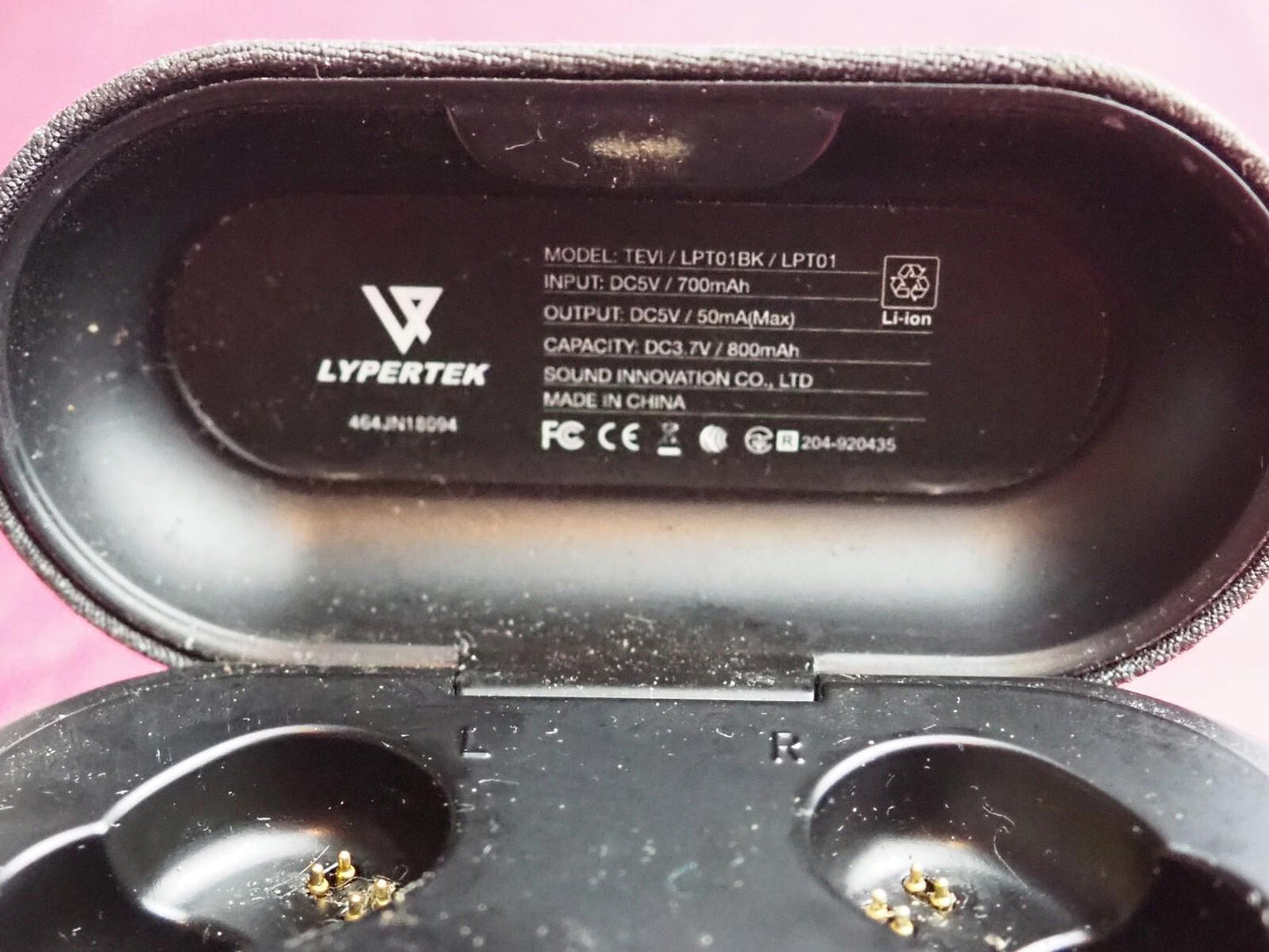 Lypertek Tevi Earbuds Case Only & Working