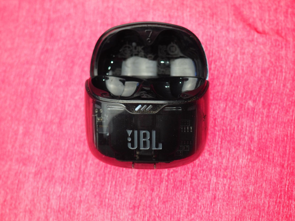 JBL Tune Flex Ghost Bluetooth Earbud Case Only & Working