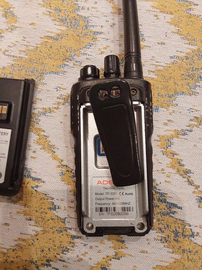Adesso TP-3200 Analogue Walkie Talkie Working (No Charger)