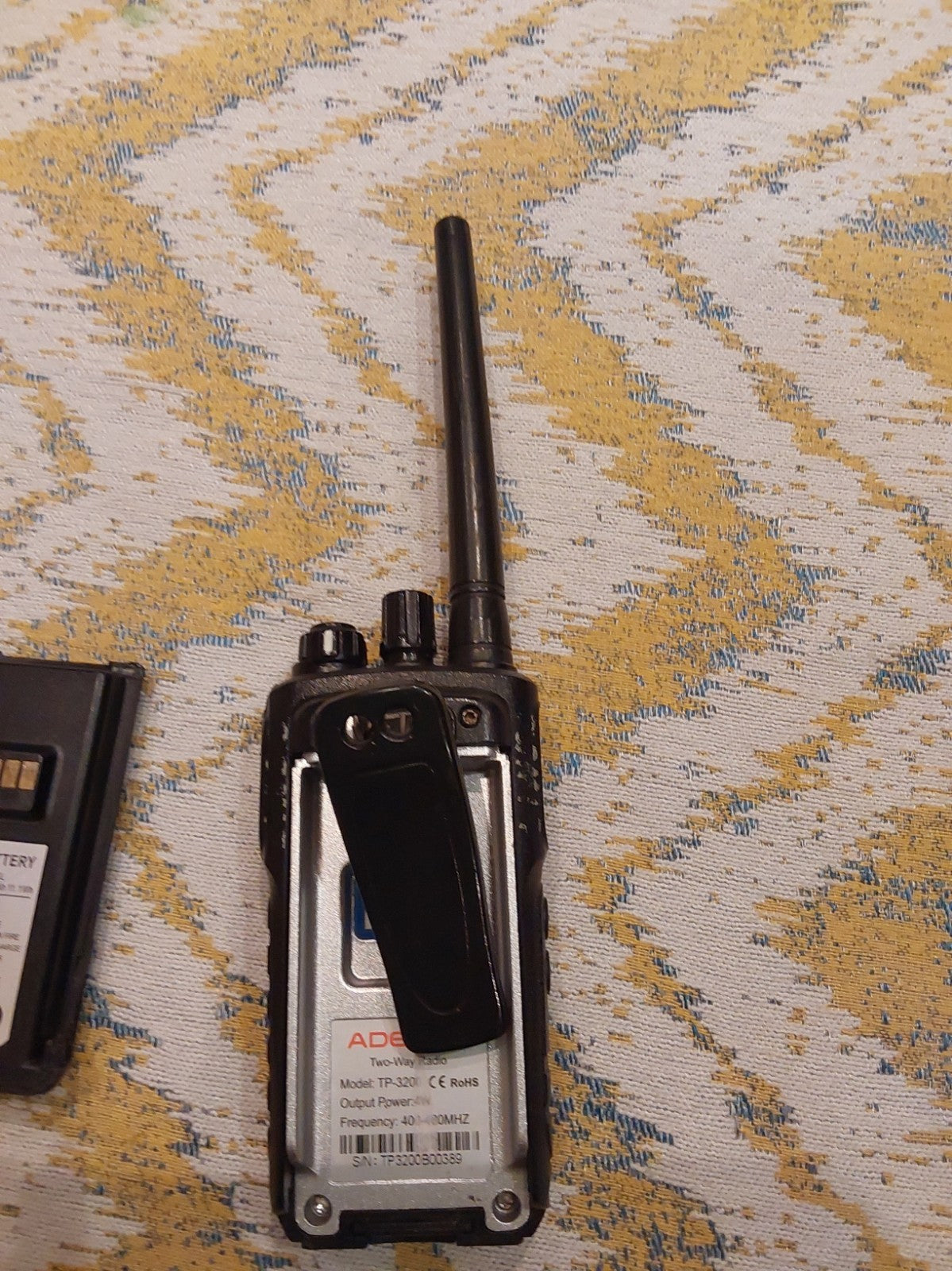 Adesso TP-3200 Analogue Walkie Talkie Working (No Charger)