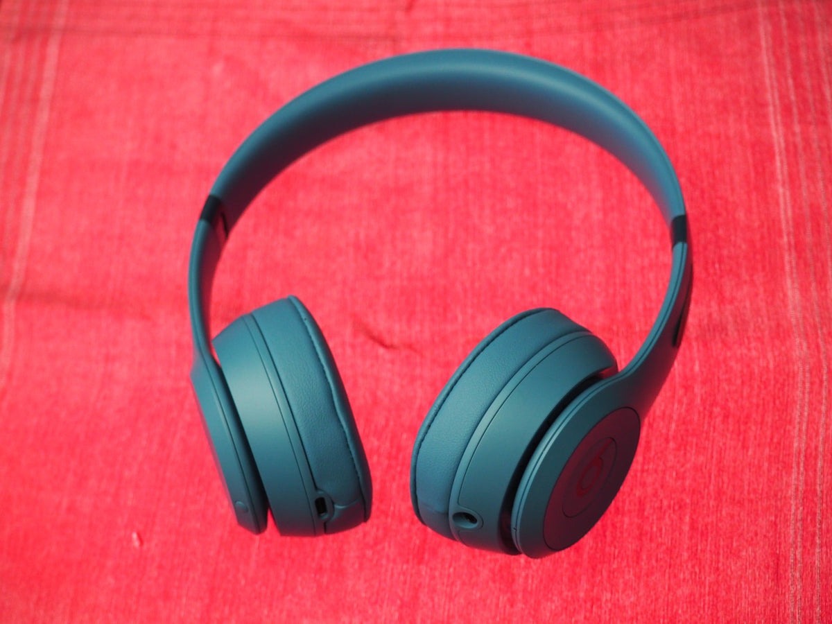 Beats Solo 4 Blue Bluetooth Headphones & Working