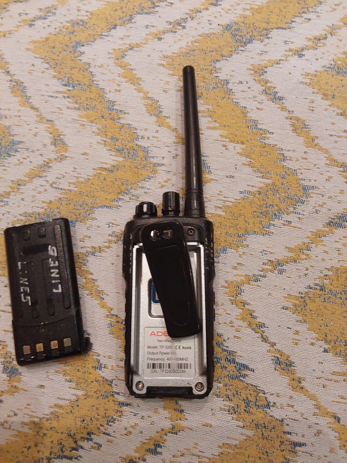Adesso TP-3200 Analogue Walkie Talkie Working (No Charger)