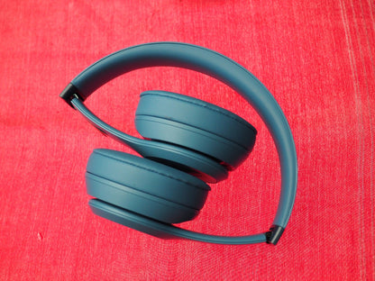 Beats Solo 4 Blue Bluetooth Headphones & Working