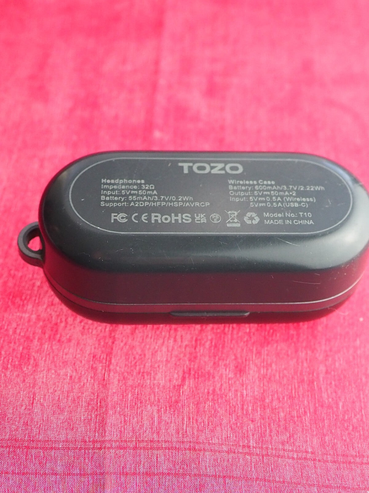 Tozo T10 Case  Only & Working