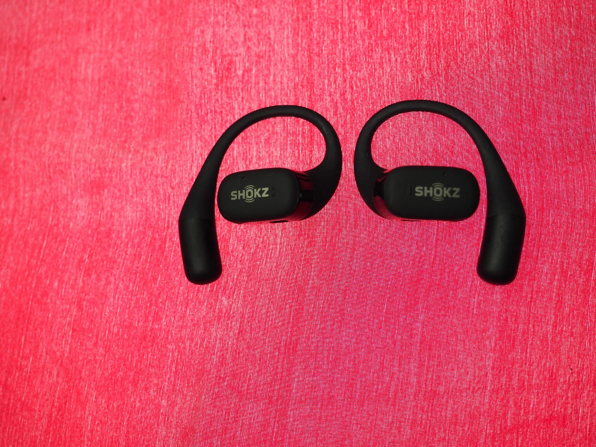 Shokz Openfit T910 Left & Right Bluetooth Earbuds Only & Working but damaged