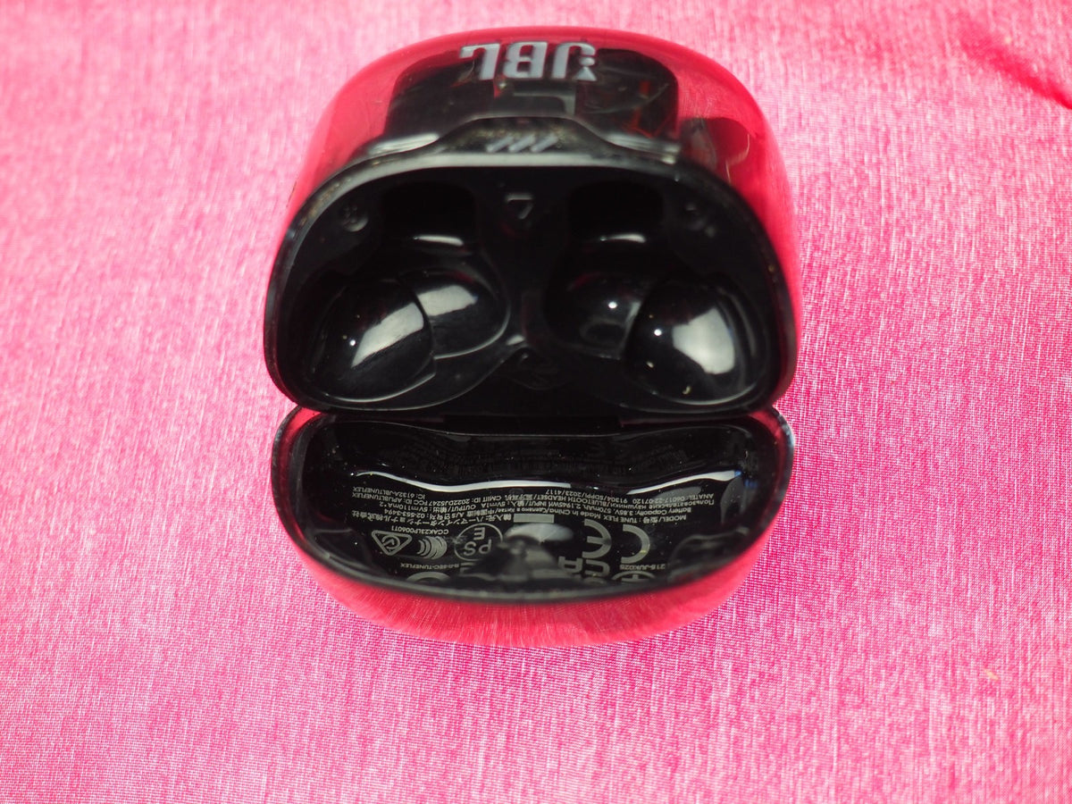 JBL Tune Flex Ghost Bluetooth Earbud Case Only & Working