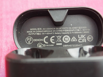 Denon AH C830NCW Earbuds Case  Only & Working