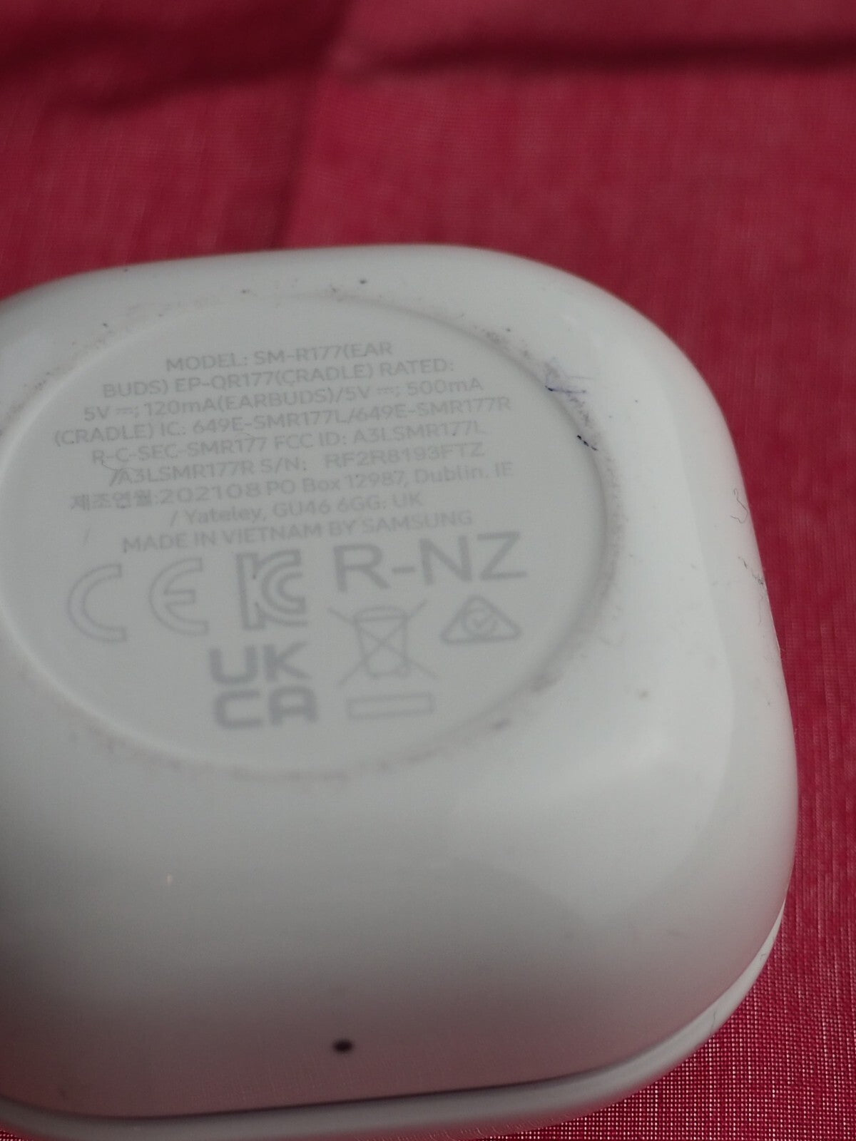 Samsung Galaxy Buds 2 SM-R177 Case & Only Working